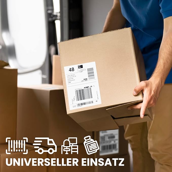 Termal Direkt Kargo Etiketleri – 4x6 inç (10x15 cm)