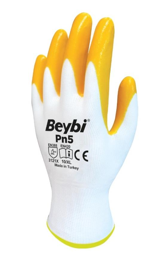 Polyester-Strick-Nitrilhandschuhe. 9 Größen